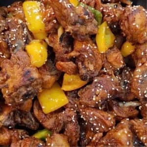 Gà sốt tiêu đen