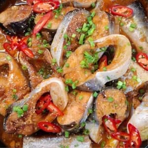 Cá bông lau kho